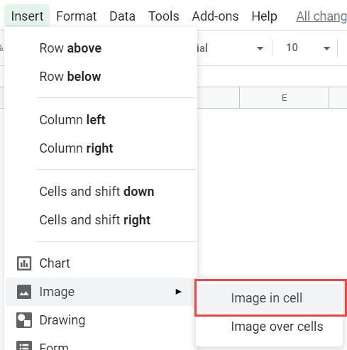 Hướng dẫn cách chèn ảnh vào các ô trong Google Sheets